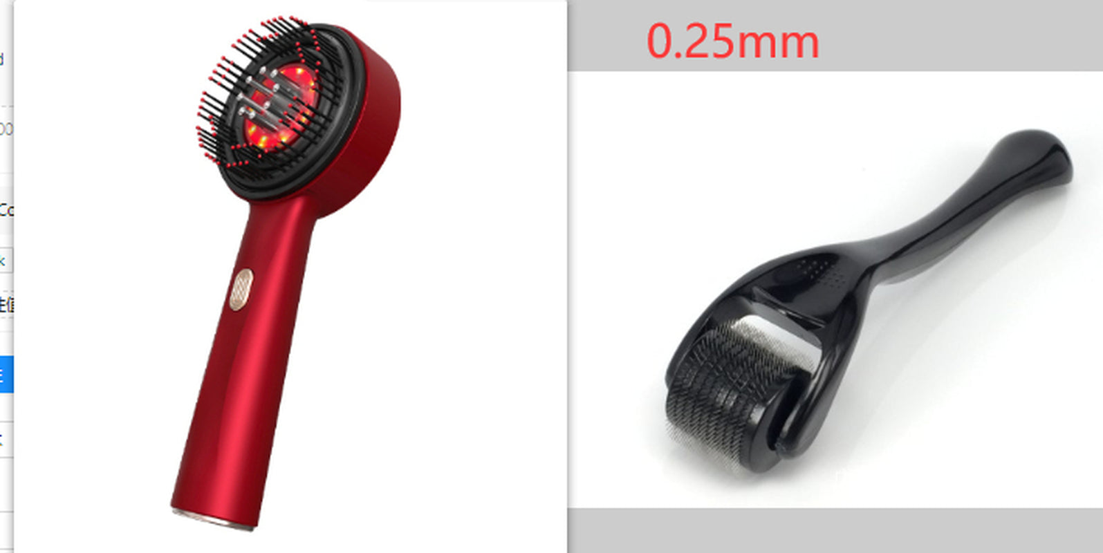 Electric Massage Comb Home Scalp Drain Comb Red Light Anti-Slip Hair Care Multi-Functional Massage Comb