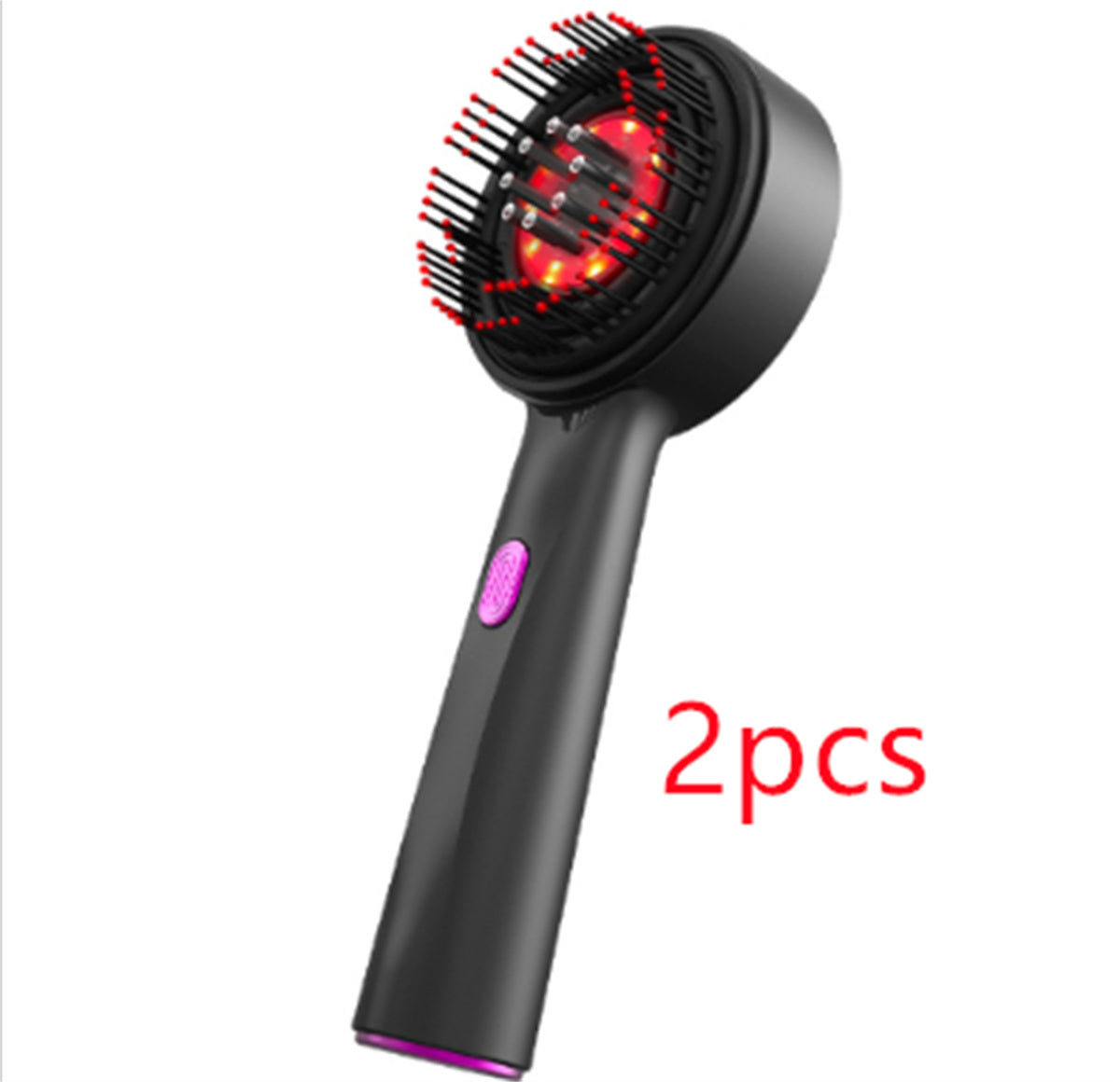 Electric Massage Comb Home Scalp Drain Comb Red Light Anti-Slip Hair Care Multi-Functional Massage Comb