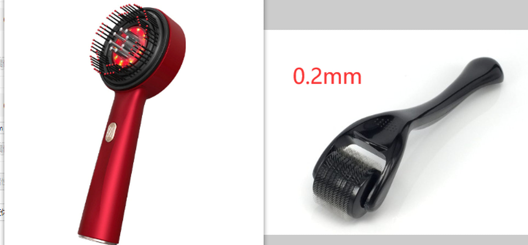 Electric Massage Comb Home Scalp Drain Comb Red Light Anti-Slip Hair Care Multi-Functional Massage Comb